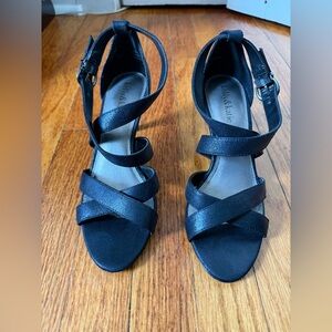 Kelly & Katie Black Strappy Sandals
